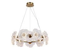 Подвесная люстра 60 см, 24W, 3000K, Kink Light Грея 07601-60A,36, латунь