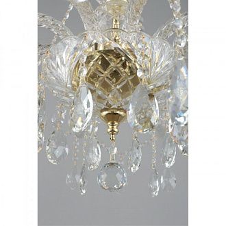 Подвесная люстра 82*70-120 см, 10*E14, 60W, Aployt Anula APL.810.03.10, золотой