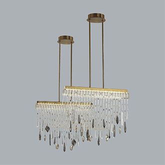 Потолочная люстра 82 см, 48W, 3000K, Odeon Light Hall Afina 5420/48L, бронза