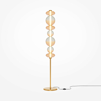 Торшер 28*163 см, LED, 40W, 3000К, Maytoni Futuro MOD307FL-L40BS3K латунный