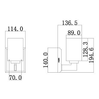 Бра для ванных комнат QZ-TAYLOR1S-BATH Quoizel, арт. QZ-TAYLOR1S-BATH