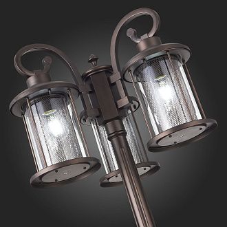 Светильник уличный наземный 48 см, ST LUCE LASTERO SL080.425.03 Темный кофе