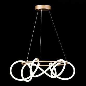 Люстра 60 см, 41W, 4000K, 4140Lm, 18 м2 Citilux CL210132 EVA золото