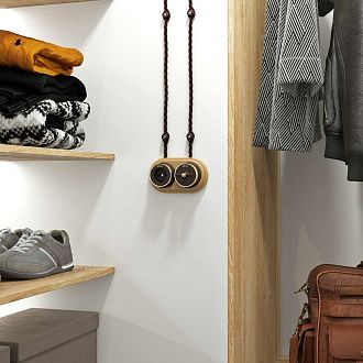 W0025224 Рамка на 2 поста, светлый бук, RAMKA 02 WL15 M0 Werkel, 4690389166556