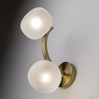 Бра 31 см, Freya Donuts FR5444WL-02BS, латунь