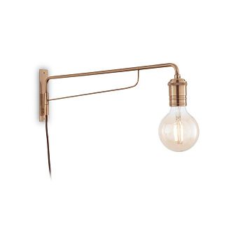 Светильник настенный ideal lux Triumph AP1 макс.1х60Вт Е27 Латунь 160214.  см