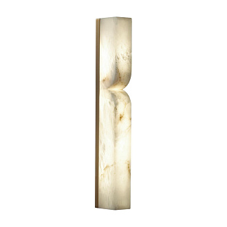 Бра 10*6,5*60 см, 1 LED*18W, 3000 К, Odeon Light Marbella, латунь 6685/15WL