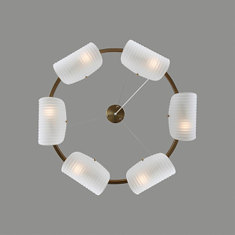 Люстра 70*124 см, 6*E14 Lumion Fioro 6571/6 медный