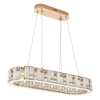Подвесная люстра 84x30x50см, LED, 36Вт, 3000 / 6000K, Modelux ML.6985.800.300P GD Золото