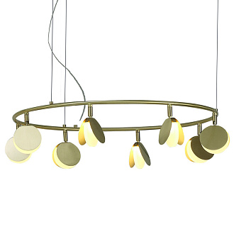 Подвесной светильник *198*200 см, LED *  120W, 3000К Mantra Shell 7355, золотой