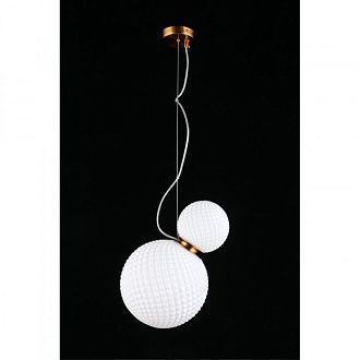 Подвесной светильник 30*25*50-150 см, 2*E27, 40W, Aployt Patunia APL.301.06.02, бронзовый