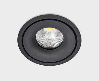 Встраиваемый светильник 14,5*7,6 см, ITALLINE IT06-6018 black 4000K, вр 13 см