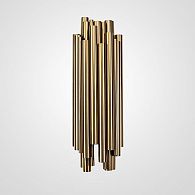 Бра Brubeck Delightfull 18*18*55 см, 2*E14*40W, ImperiumLoft 44.117, Золотистый