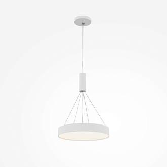 Накладной светильник 40*40*6 см, LED, 45W, 4000К, Maytoni Technical Zon C032CL-45W4K-RD-W белый