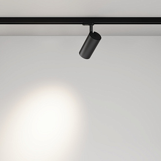 Трековый трехфазный светильник 8 см, 30W, 2700-5000K, Maytoni Focus Led TR197-3-30WCCT-M-B, черный
