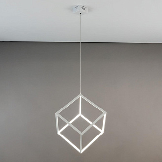 Подвесной LED светильник Citilux Куб CL719300 Белый, 40W*4000K