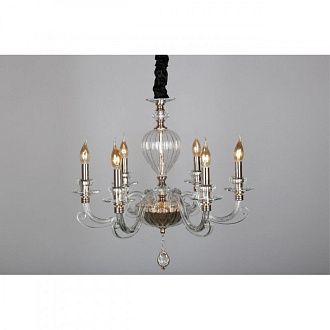 Подвесная люстра 60*80-145 см, 6*E14, 40W, Aployt Daniele APL.701.03.06, золотой