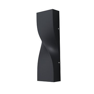 Настенный светильник Maytoni LED Twist O040WL-L11B3K, 11W LED, 3000K, черный