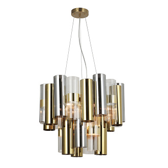 Подвесная люстра 55*120 см, 8*E14, 480W, Favourite Rulla 4477-8P золотой
