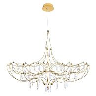 Подвесная люстра 90 см, 28W, 3000K, Loft IT Mira 10589/900 Gold Asfour, золото