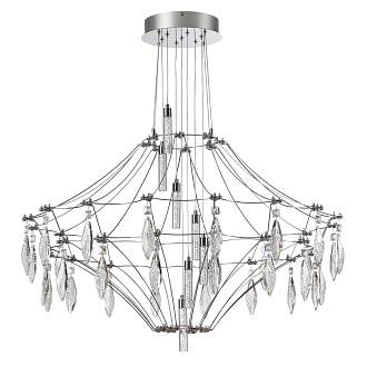 Потолочный светильник 103*LED*51W, 4000К, 4590lm Odeon Light Flamenco 6699/51CL, хром