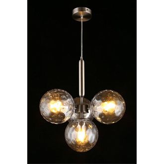 Подвесная люстра 40*50-150 см, 4*E27, 60W, Aployt Lora APL.728.16.04, латунный