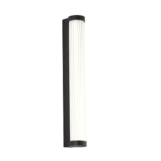 Уличный настенный светильник 6*50 см, 1*LED, 16W, 4000K, Favourite Kolonne 4639-1W, черный матовый