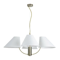 Подвесная люстра 85 см, Arte Lamp RONDO A4086LM-4AB, бронза