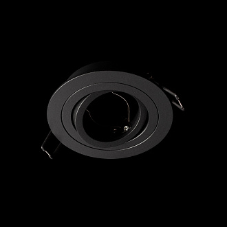 Встраиваемый светильник 9*2,5 см, GU10 LOFT IT Hap 10341/B Black черный, вр 7,5 см