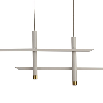 Подвесной светильник 153*7*150 см, LED *  50W, 3000К Mantra Esparta 7982, белый