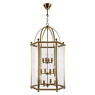 Подвесная люстра 56 см, Loft IT Glory 10592/12 AB, бронза
