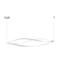 Подвесная люстра 180*25*25-150 см, 1*LED, 45W, 3000K, Aployt Manon APL.783.03.45, белый
