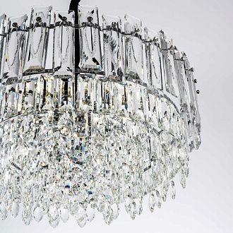 Подвесная люстра 60x58x50см, Е14, 12x40Вт, , Modelux ML.7082.12 CR Хром