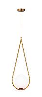 Светильник Ø200 x Н550(1200), мм, 1*40W, BRASS(Латунь) NewRgy BB013C-DW BRASS