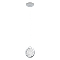 Подвесной светильник 15*2,5*100 см, LED 6W, 4000K, Хром LED4U L7108-150 СR