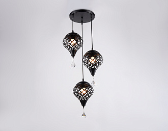 Светильник подвесной 35*29*80 см, E27 W, К, черный Ambrella Traditional Loft TR8444