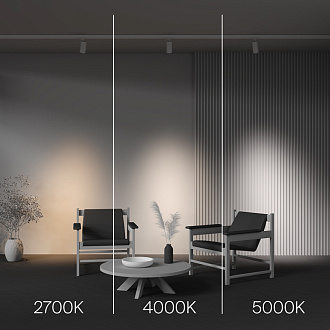 Трековый трехфазный светильник 7 см, 20W, 2700-5000K, Maytoni Focus Led TR197-3-20WCCT-M-W, белый