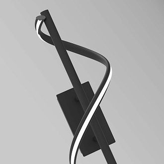 Бра 35*5 см, 1*LED, 10W, 4000K, F-Promo Locket 4180-1W, черный матовый