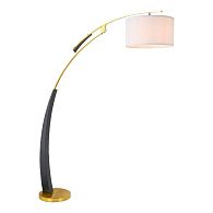 Торшер 180 см, Lussole Franklin LSP-5027, черный-бронза