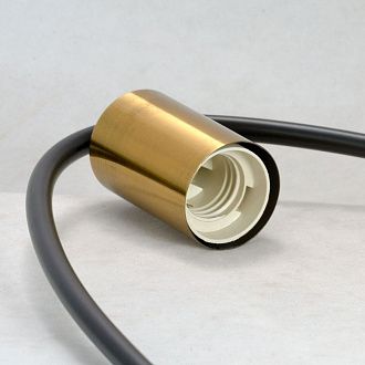 Потолочная люстра Lussole Lgo Garland LSP-8374, диаметр 55 см, черный-бронза