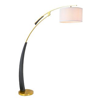 Торшер 180 см, Lussole Franklin LSP-5027, черный-бронза