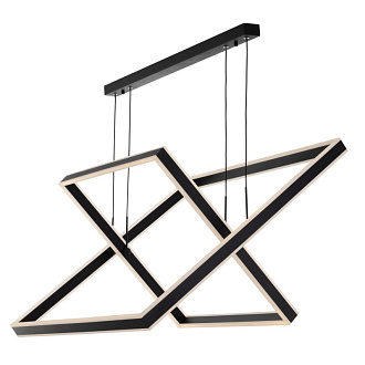 Люстра 80*30-120 см, 150W, 3000-5500К CL719K211 Дуэт Черный