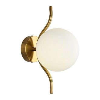 Бра 21*15*30 см, 1*G9, 5W, Aployt Jagna APL.312.11.01, латунный