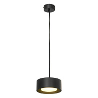 Подвесной светильник 15*22 см, 1*led*7W 3000K Lussole Lewisville LSP-7101 черный