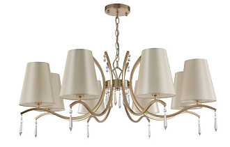 Люстра 95 см, Crystal Lux RENATA SP8 GOLD Золотой