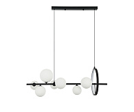 Светильник 90*28*15 см, 7*G9 + Led 17W 4000K Kink Light Iona 07608-7A,19(01), черный