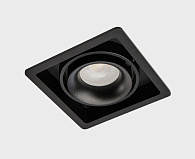 Встраиваемый светильник Italline DE-311 black, черный, вр 9,5 см