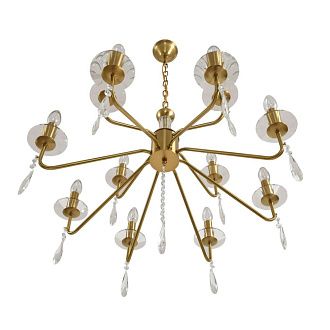 Люстра *72*55-93 см, 12*E14*40W, Lumion Suana LUM8319/12, золотой