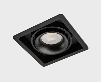 Встраиваемый светильник Italline DE-311 black, черный, вр 9,5 см