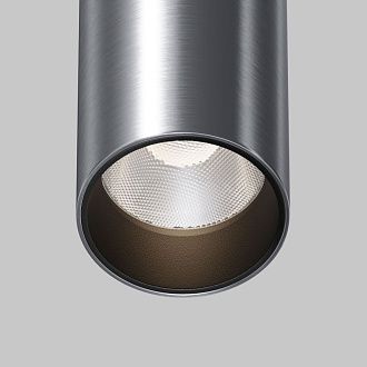 Потолочный светильник 5 см, 12W, 2700K, Maytoni Technical Focus Led C056CL-L12W2.7K-W-PT, платина